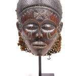 Mask - Wood, Rope - Mwana Pwo - Chokwe - DR Congo