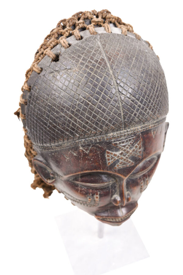 Mask - Wood, Rope - Mwana Pwo - Chokwe - DR Congo