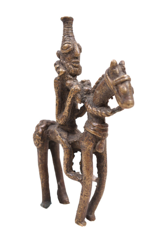 Equestrian Figure - Bronze - Dogon - Mali