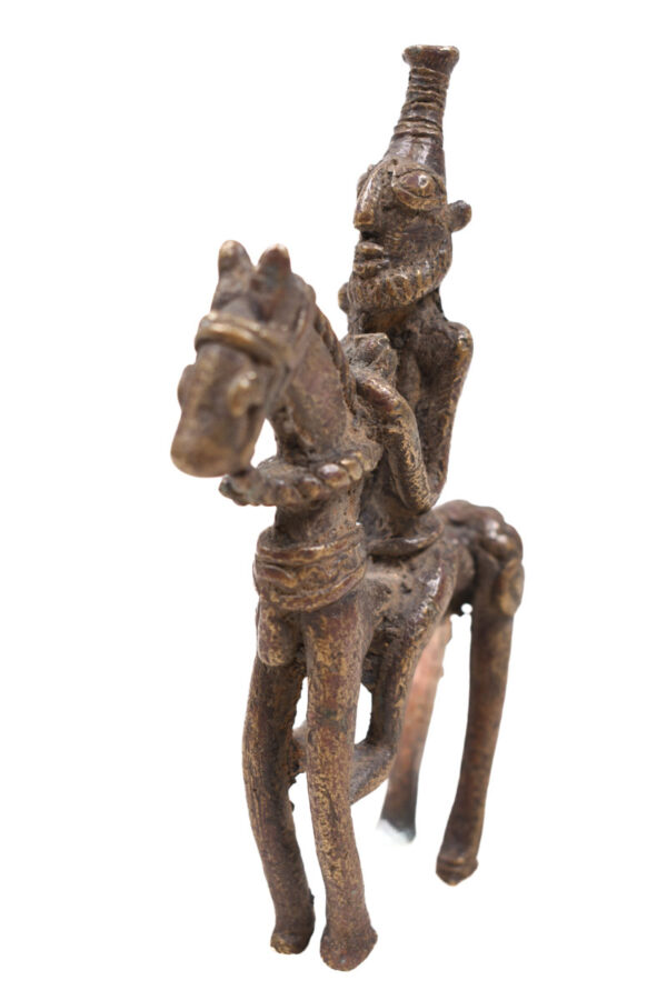 Equestrian Figure - Bronze - Dogon - Mali
