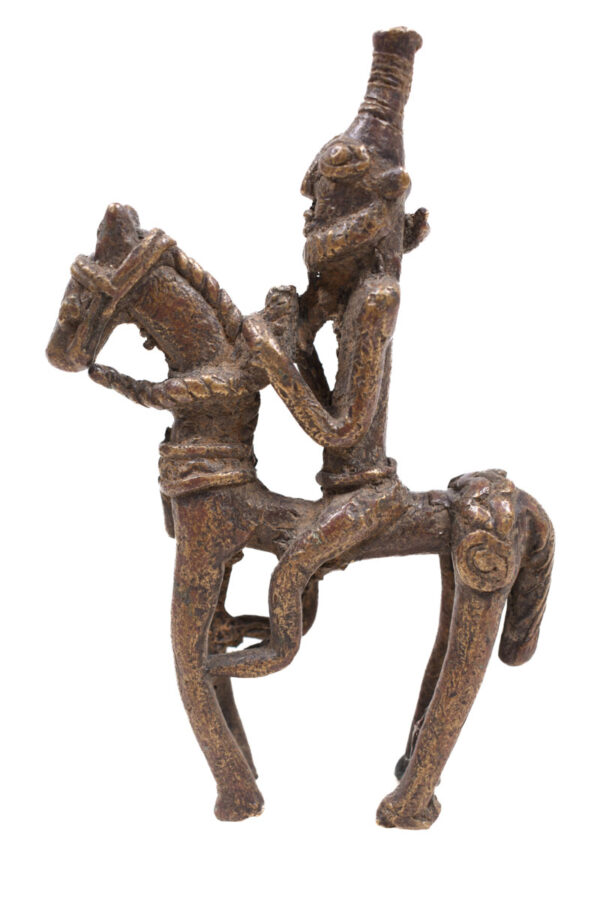 Equestrian Figure - Bronze - Dogon - Mali