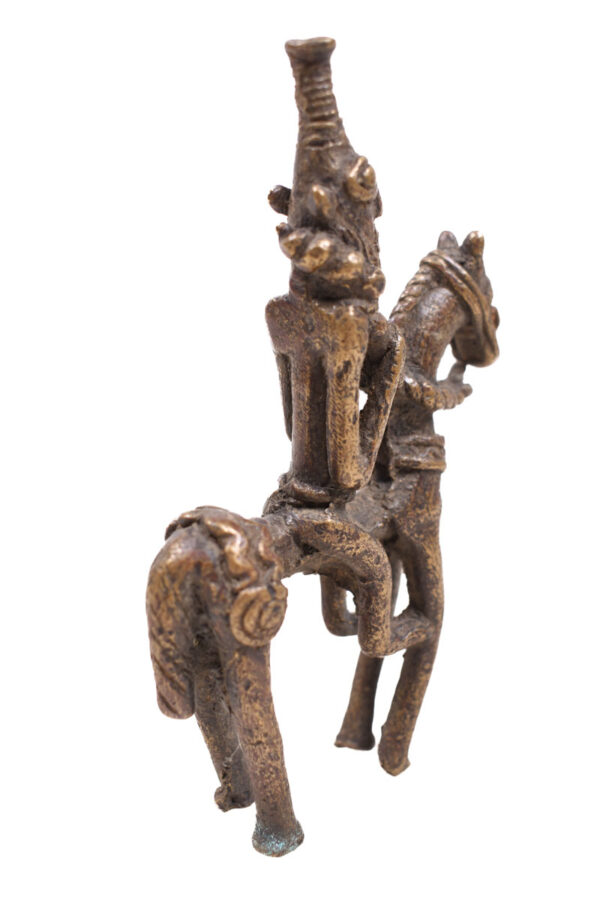 Equestrian Figure - Bronze - Dogon - Mali