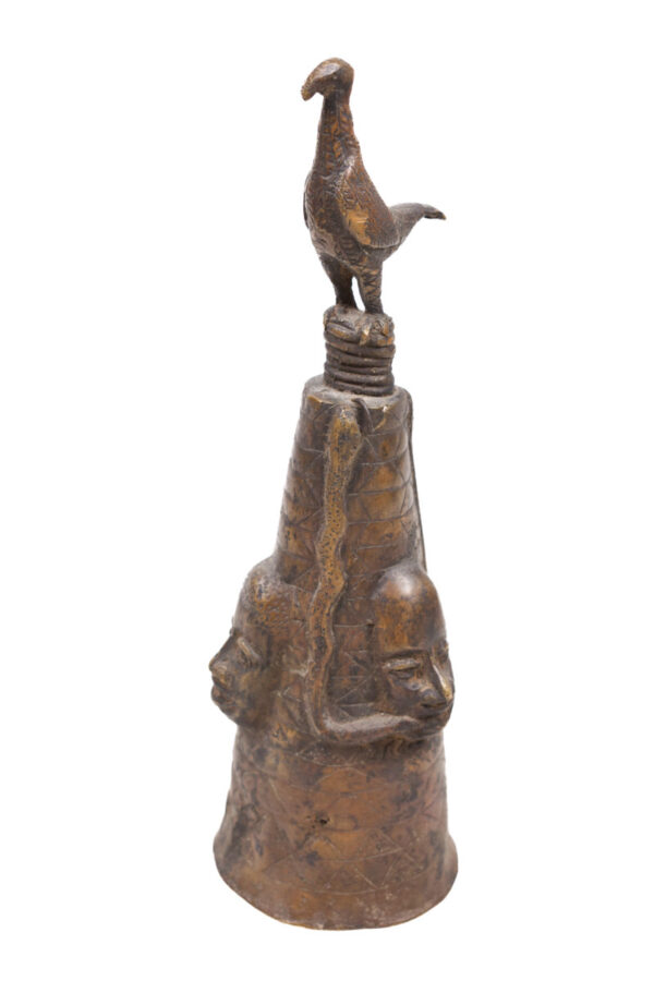 Messenger bell - Bronze - Benin