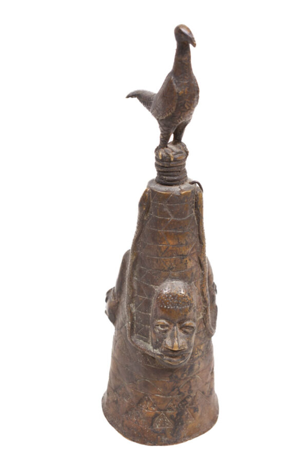 Messenger bell - Bronze - Benin