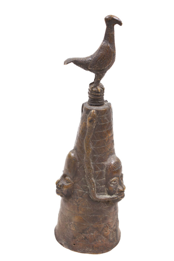 Messenger bell - Bronze - Benin
