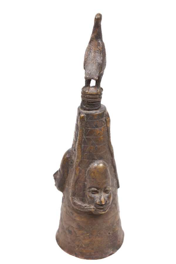 Messenger bell - Bronze - Benin