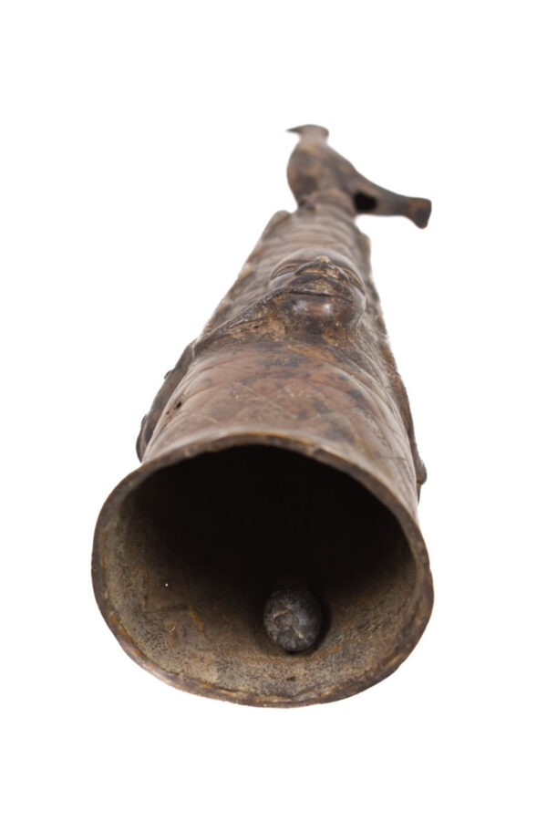 Messenger bell - Bronze - Benin