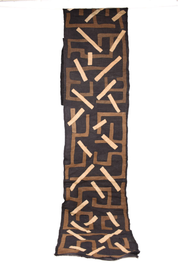 Textile - Cloth - Shoowa-Kuba - DR Congo 280 cm