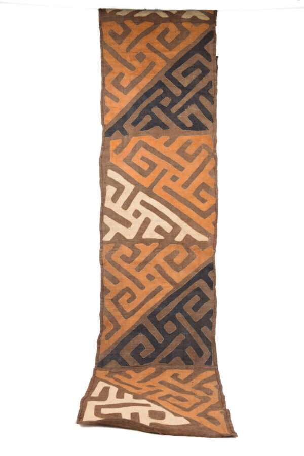 Textile - Cloth - Shoowa-Kuba - DR Congo 280 cm