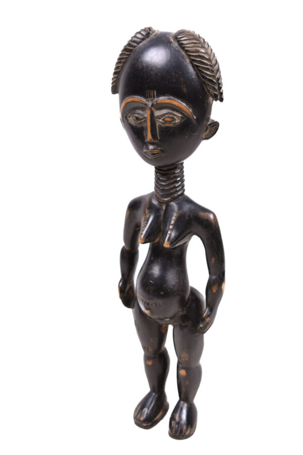 Ancestor figure - Wood - Anyi - Ivory Coast / Lagoon Region