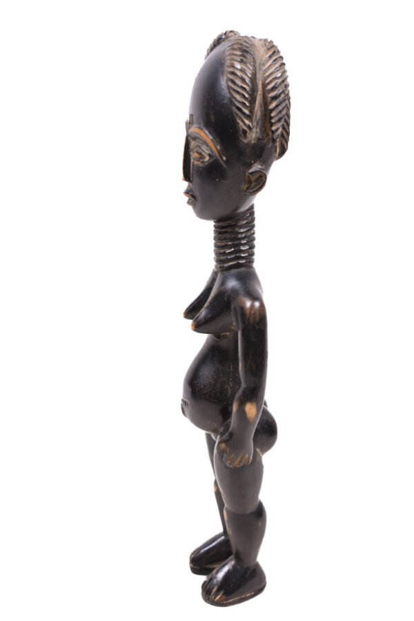 Ancestor figure - Wood - Anyi - Ivory Coast / Lagoon Region