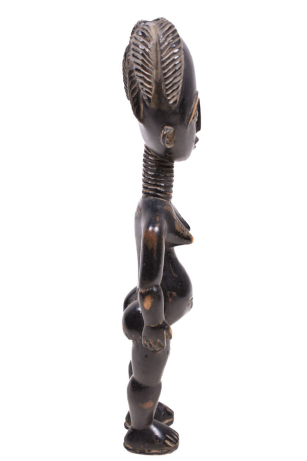 Ancestor figure - Wood - Anyi - Ivory Coast / Lagoon Region