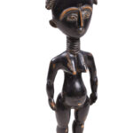 Ancestor figure - Wood - Anyi - Ivory Coast / Lagoon Region