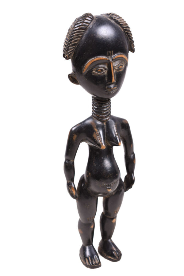 Ancestor figure - Wood - Anyi - Ivory Coast / Lagoon Region