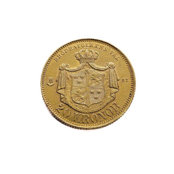 Sweden 20 Kroner 1873 Oscar II