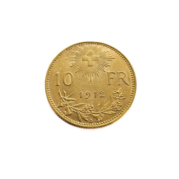 Switzerland 10 Francs 1912 Helvetia
