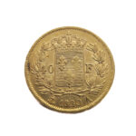 France 40 Francs 1830-A Charles X