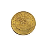 Colombia 5 Peso 1929 Simon Bolivar