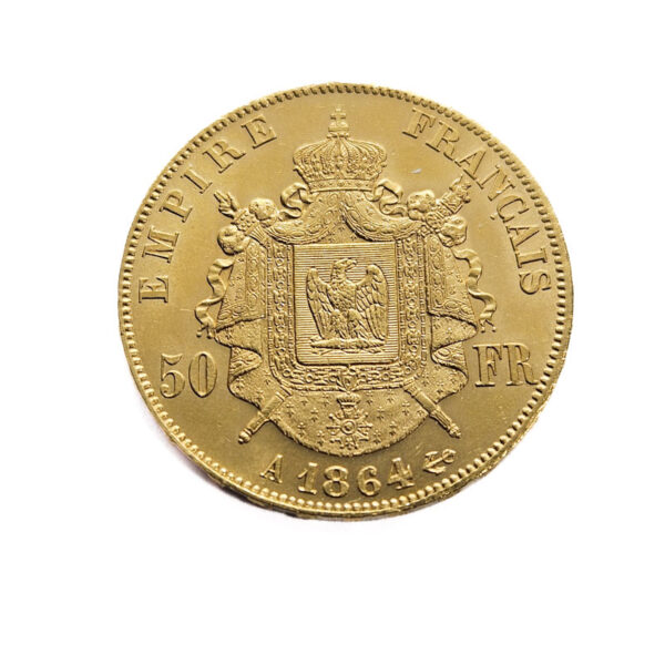 France 50 Francs 1864-A Napoleon III