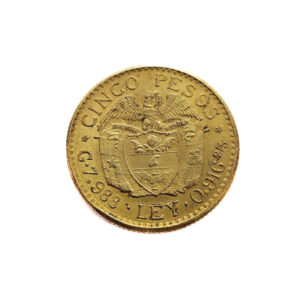 Colombia 5 Peso 1926 Simon Bolivar