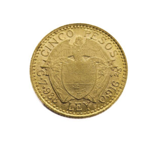 Colombia 5 Peso 1913