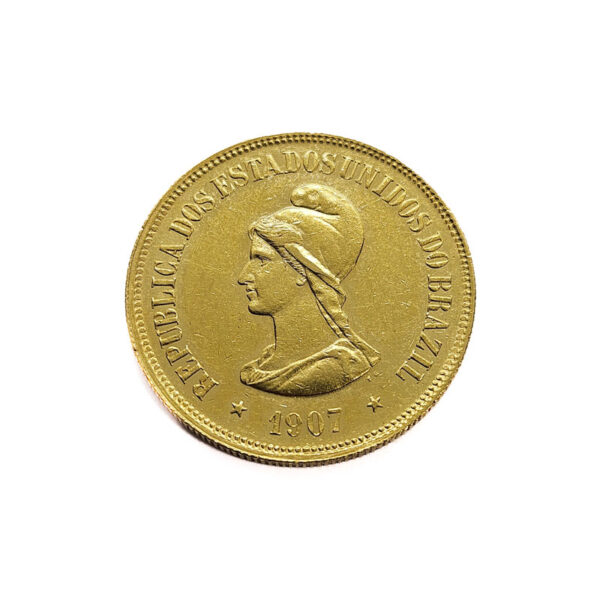 Brazil 20000 Reis 1907 Liberty