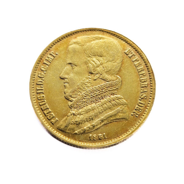 Brazil 20000 Reis 1851 Pedro II