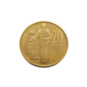 Monaco 20 Centimes 1962 Rainier III - Essai