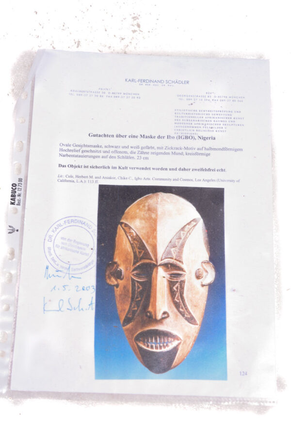 Mask - Wood - Agbogho Mmwo - IGBO / IBO - Nigeria