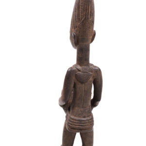 Divination bowl figure - Wood - Yoruba - Nigeria