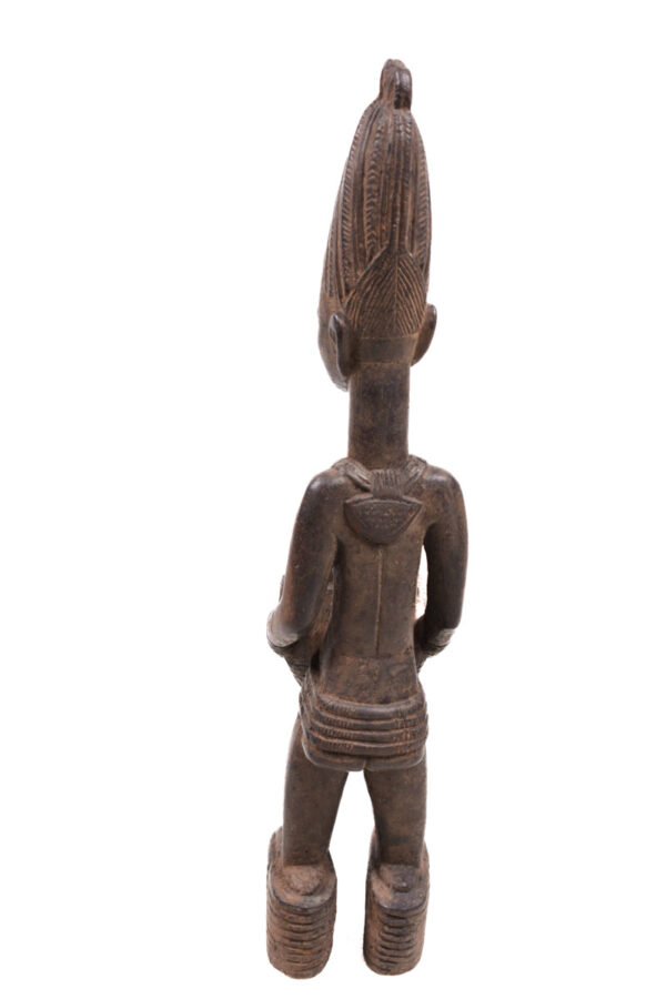 Divination bowl figure - Wood - Yoruba - Nigeria