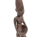 Divination bowl figure - Wood - Yoruba - Nigeria