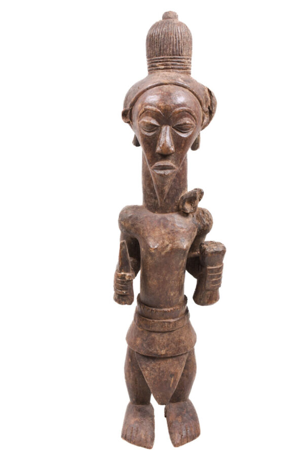 Ancestor figure - Wood- Bena Lulua- DR Congo