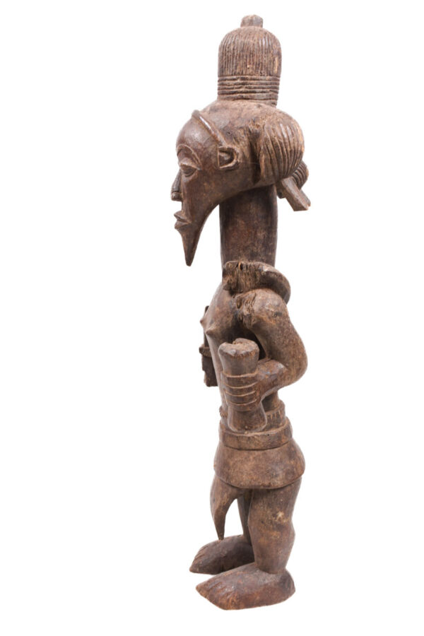 Ancestor figure - Wood- Bena Lulua- DR Congo