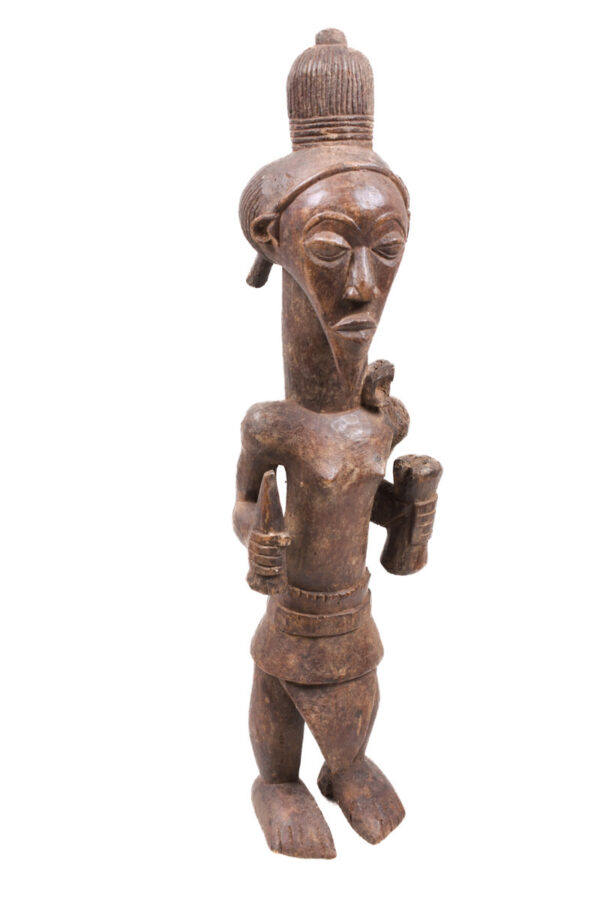 Ancestor figure - Wood- Bena Lulua- DR Congo