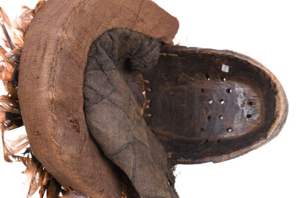 Mask - Feathers, Wood, Fabric - Ngeende Pwoom Itok - Kuba - Congo DRC