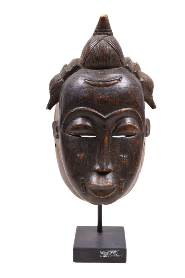 Dance mask - Wood - Baule - Ivory Coast