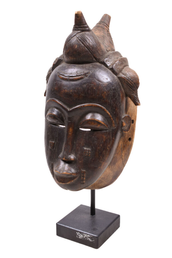 Dance mask - Wood - Baule - Ivory Coast