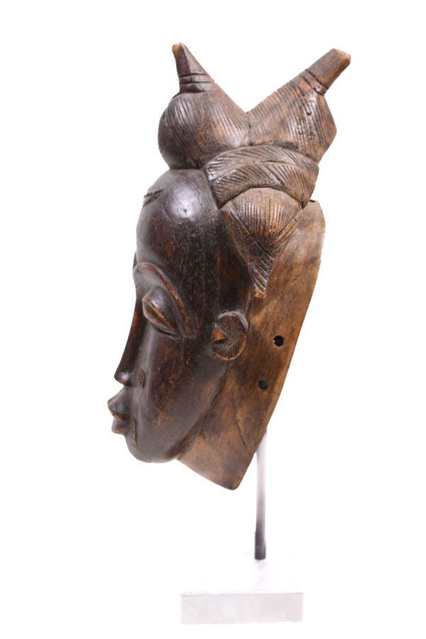 Dance mask - Wood - Baule - Ivory Coast