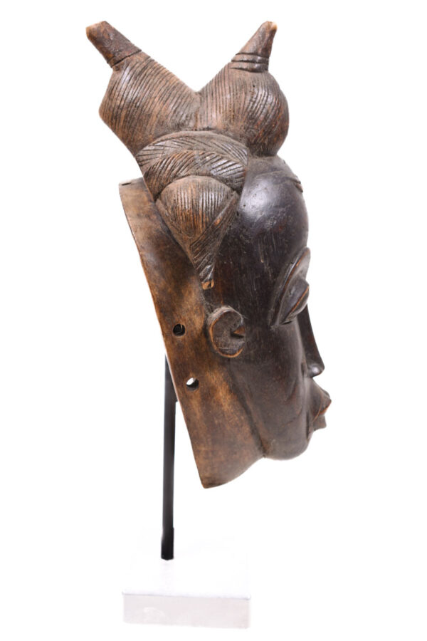 Dance mask - Wood - Baule - Ivory Coast