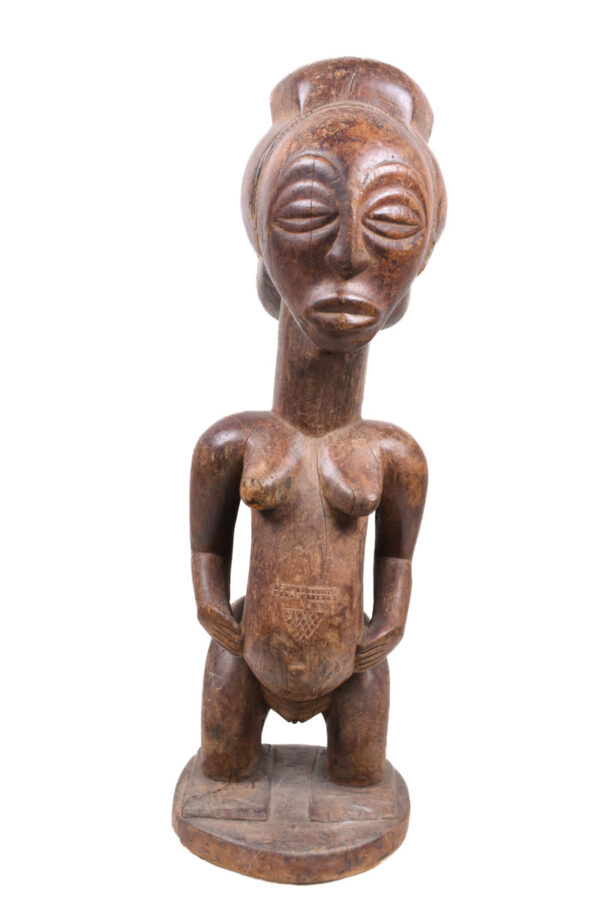 Ancestor figure - Wood - Luba - DR Congo