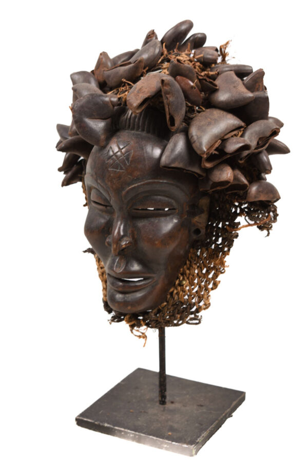 Mask - Wood, Rope - Chokwe - Congo DRC