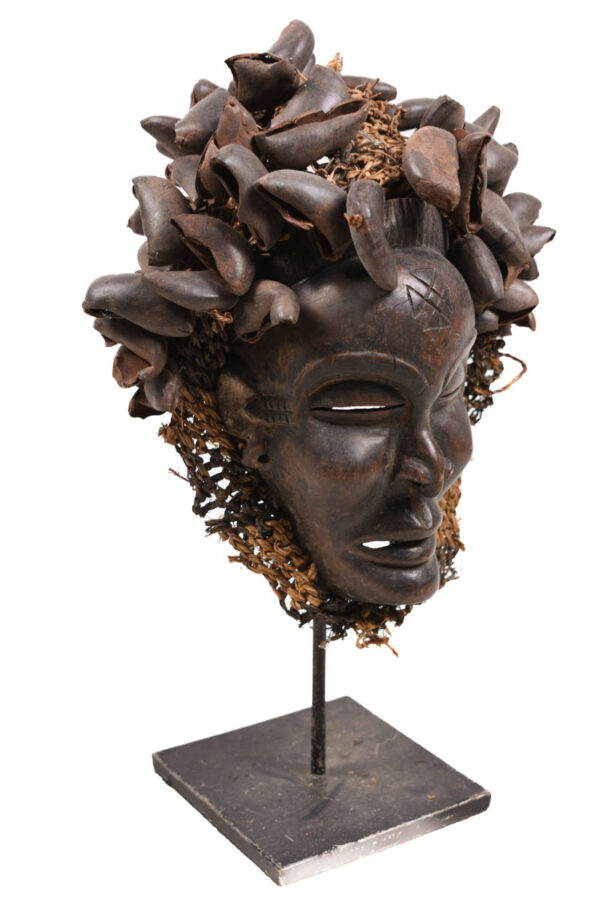 Mask - Wood, Rope - Chokwe - Congo DRC