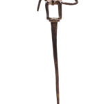 Equestrian Figure / Hair pin - Bronze - Dogon - Mali