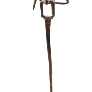 Equestrian Figure / Hair pin - Bronze - Dogon - Mali