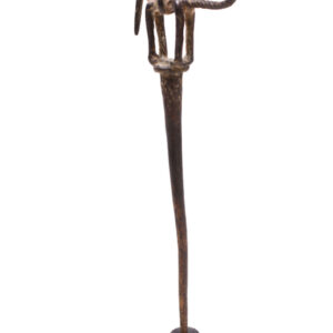 Equestrian Figure / Hair pin - Bronze - Dogon - Mali