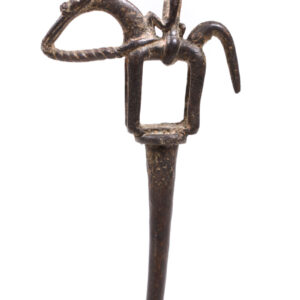 Equestrian Figure / Hair pin - Bronze - Dogon - Mali
