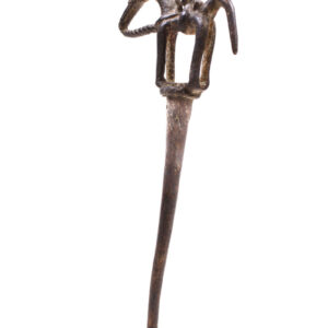 Equestrian Figure / Hair pin - Bronze - Dogon - Mali