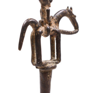 Equestrian Figure / Hair pin - Bronze - Dogon - Mali