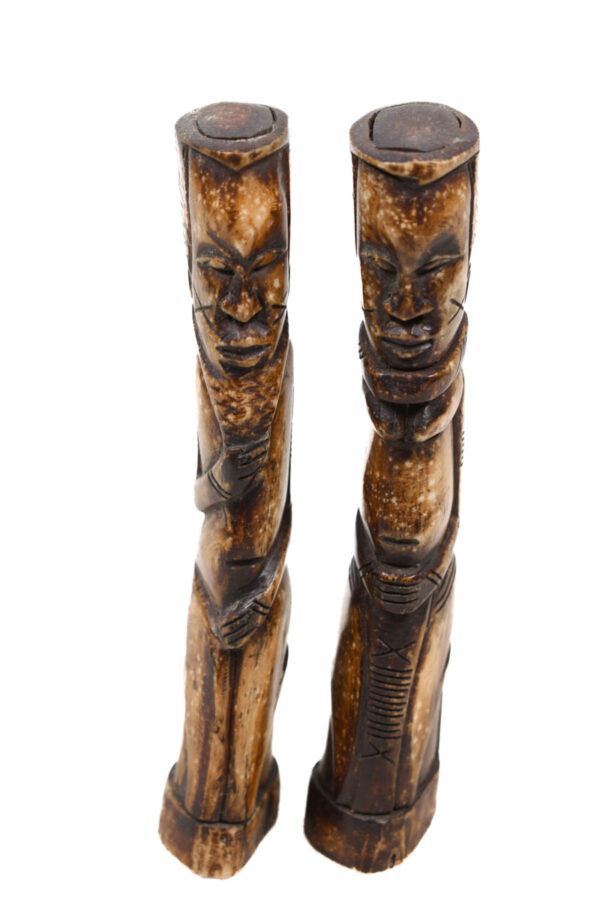 Ancestor Couple - Bone - Lega - DR Congo